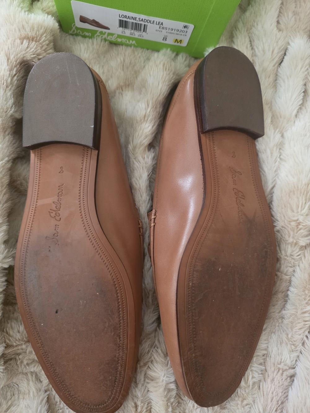 Sam Edelman Leather Horsebit Loafers in Cognac - Picture 2 of 3